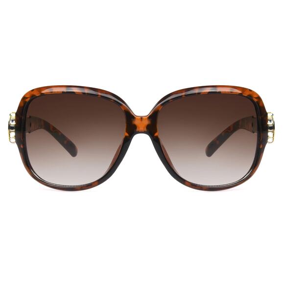 Betsey Johnson Women's Oversized Square Tort Sunglasses - Picture 1 of 3